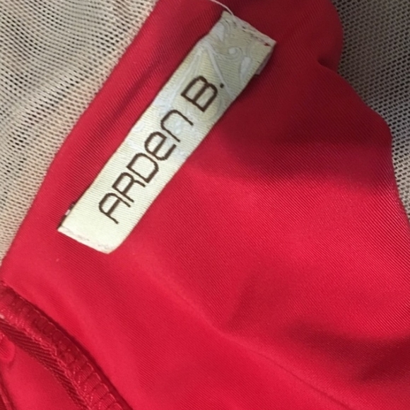 ArdenB red turtle neck  bodycon dress - Picture 4 of 7